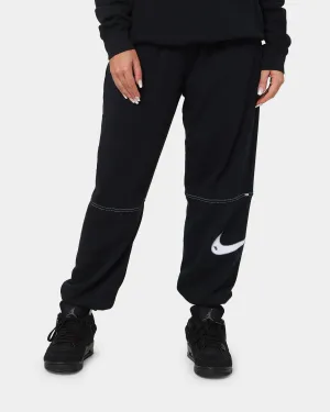 Nike Women's Sportswear Swoosh High-Rise Joggers Black/Black/Black