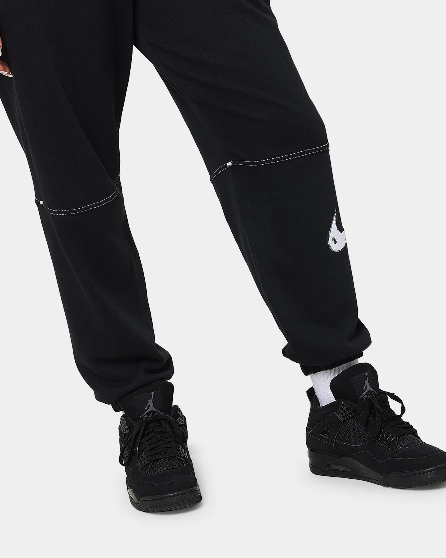 Nike Women's Sportswear Swoosh High-Rise Joggers Black/Black/Black