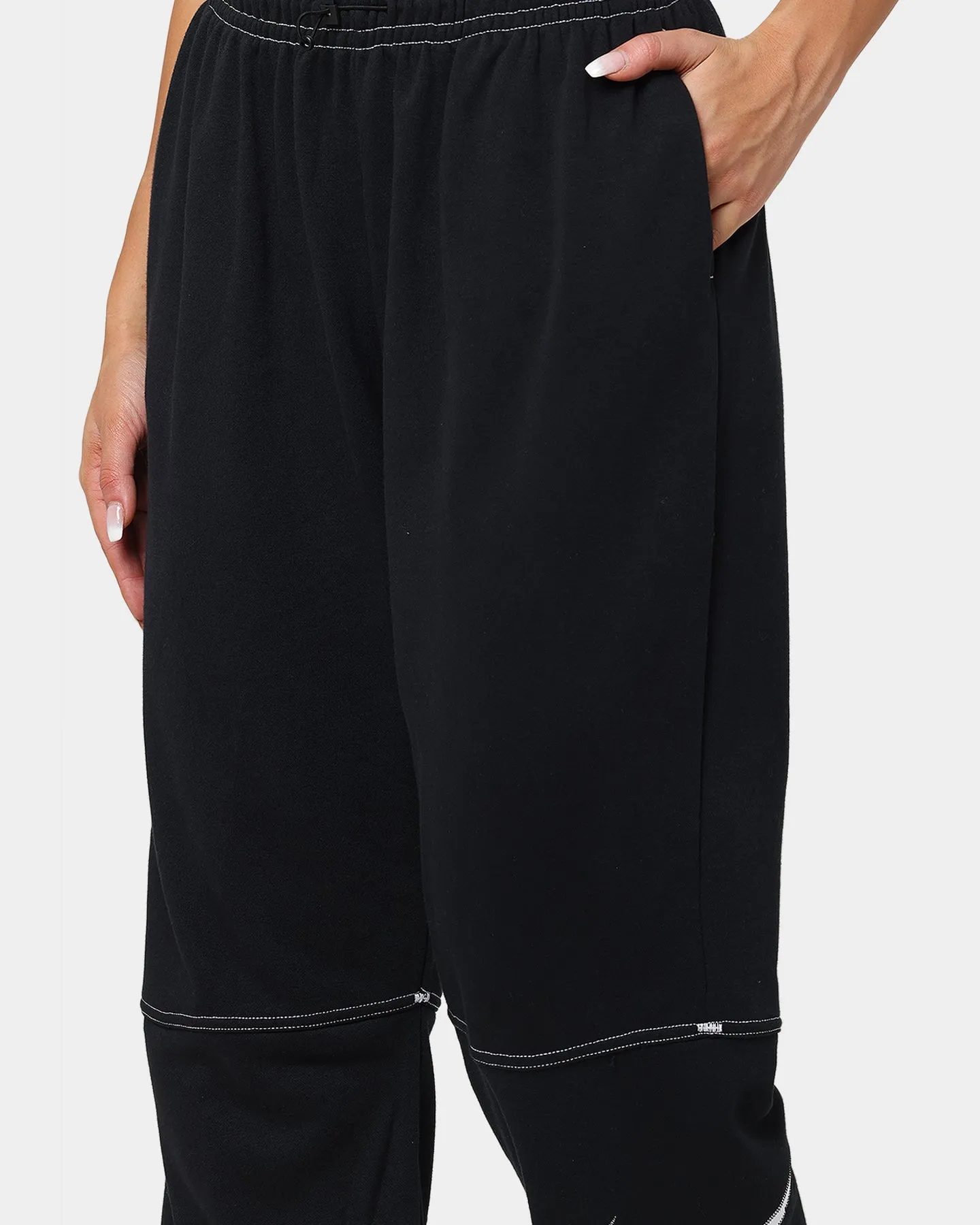 Nike Women's Sportswear Swoosh High-Rise Joggers Black/Black/Black