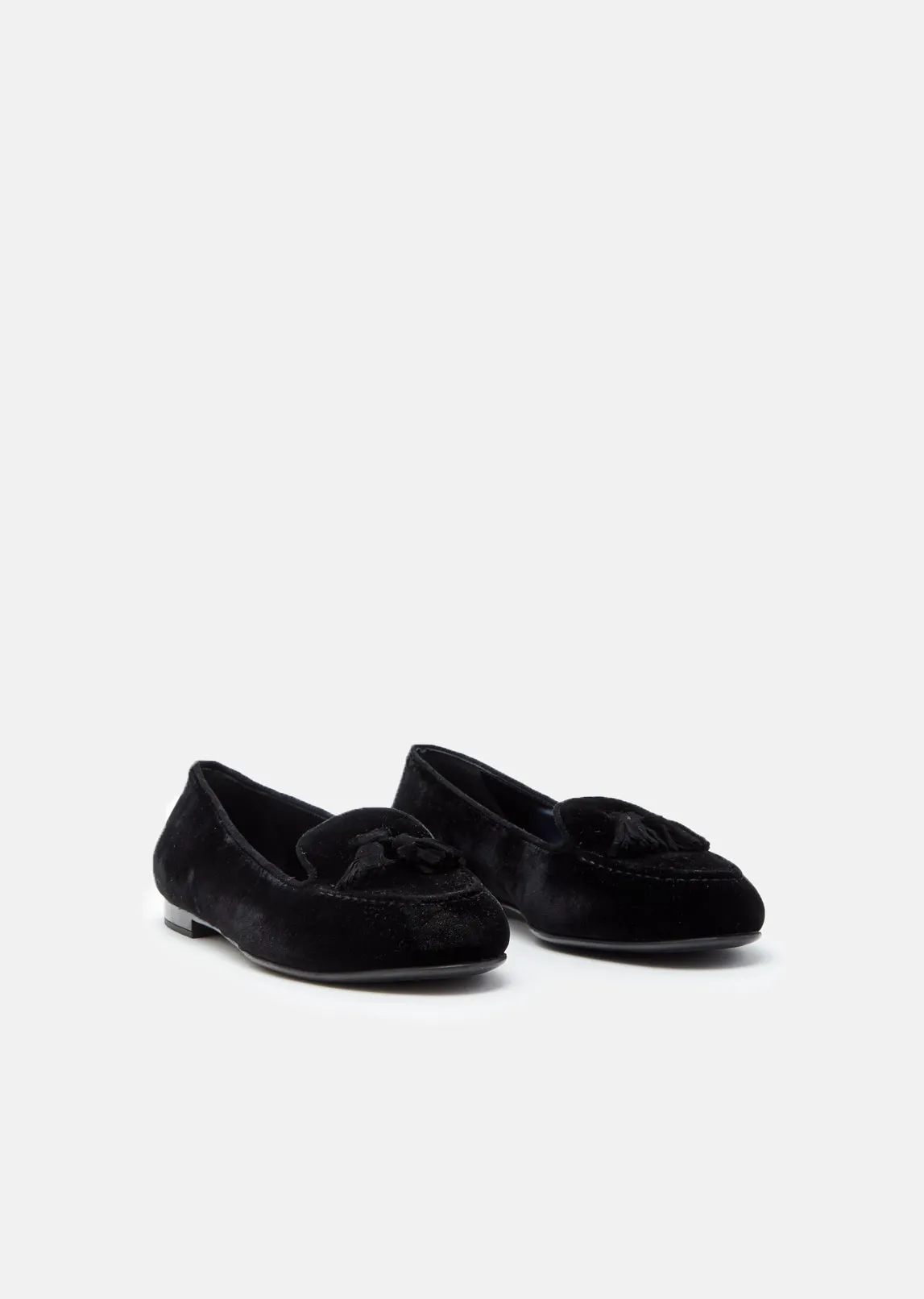 Nina Velvet Loafers