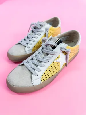 Paula Sneaker in Yellow Perf