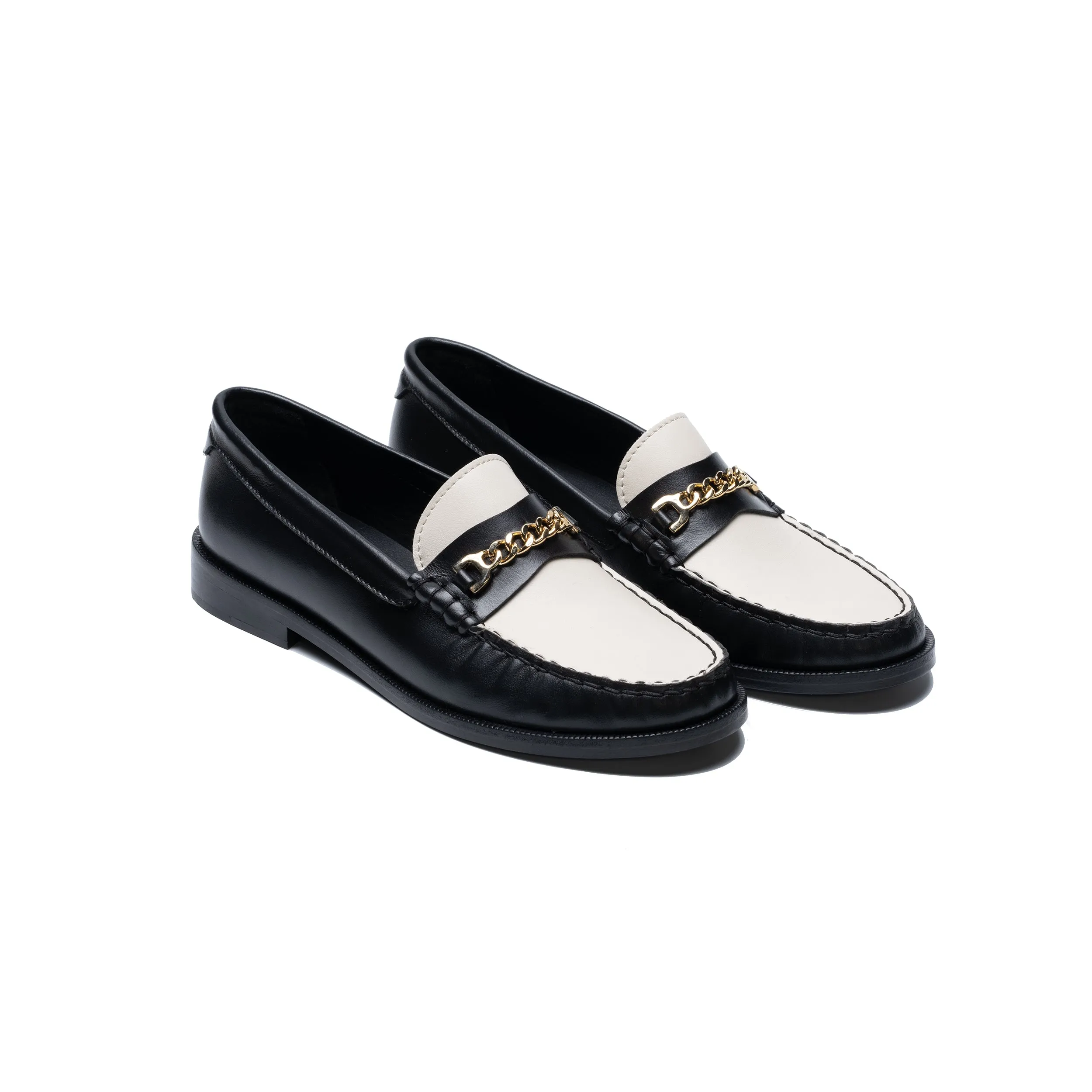 Penny Loafer in Black & White