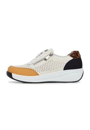 Platform Leather Sneakers - Brown