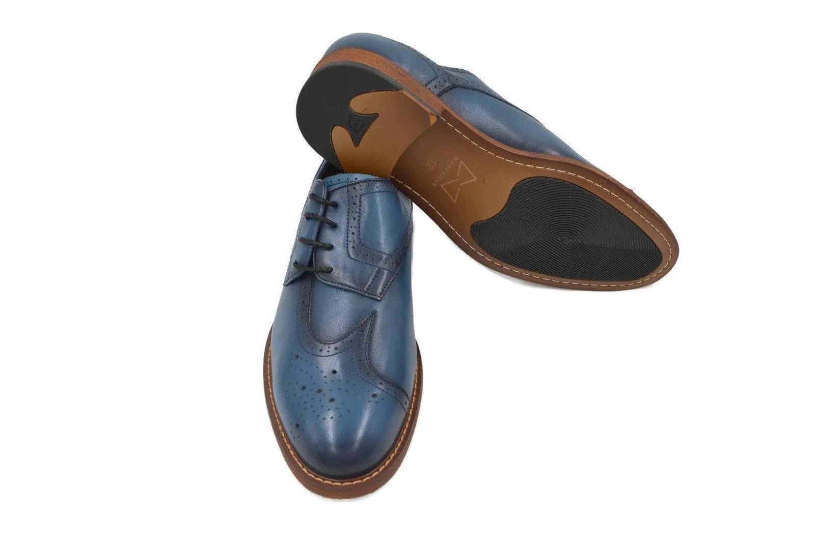 Premium Genuine Leather Sidewing Shoes for Men | Handcrafted Footwear by Mandujour