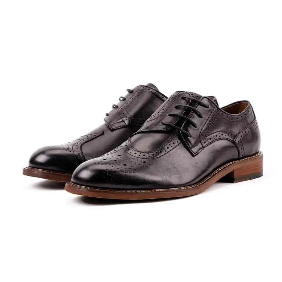 Premium Genuine Leather Sidewing Shoes for Men | Handcrafted Footwear by Mandujour