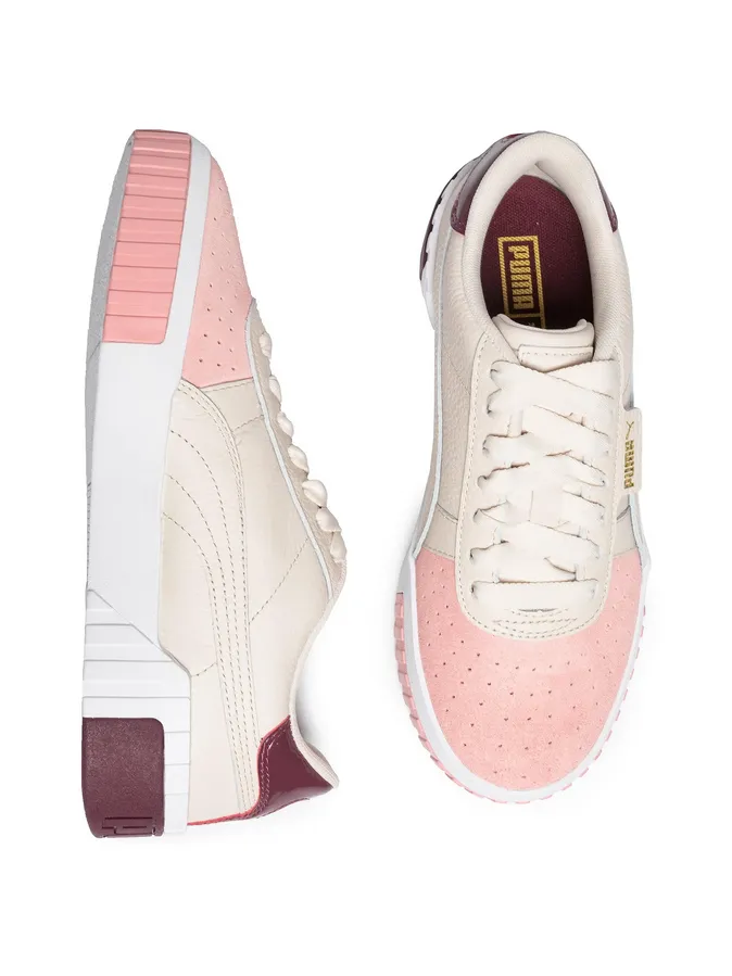 Puma scarpa sneakers da donna Cali Remix 369968 01 rosa beige