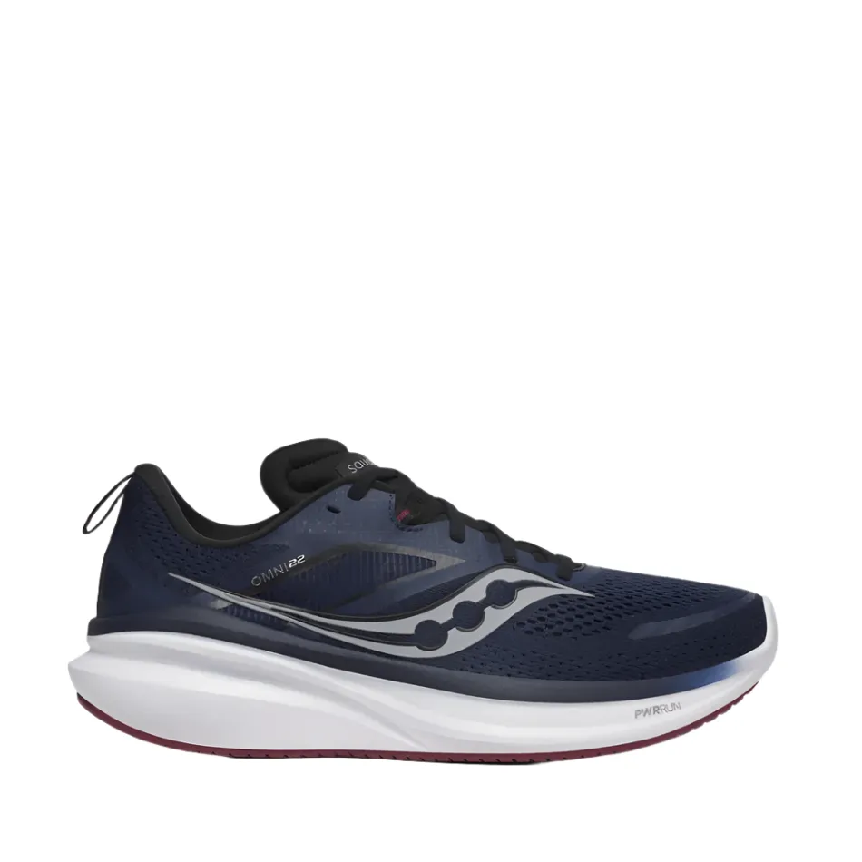 Saucony Omni 22 Men's Running Shoes Navy/Currant AW24