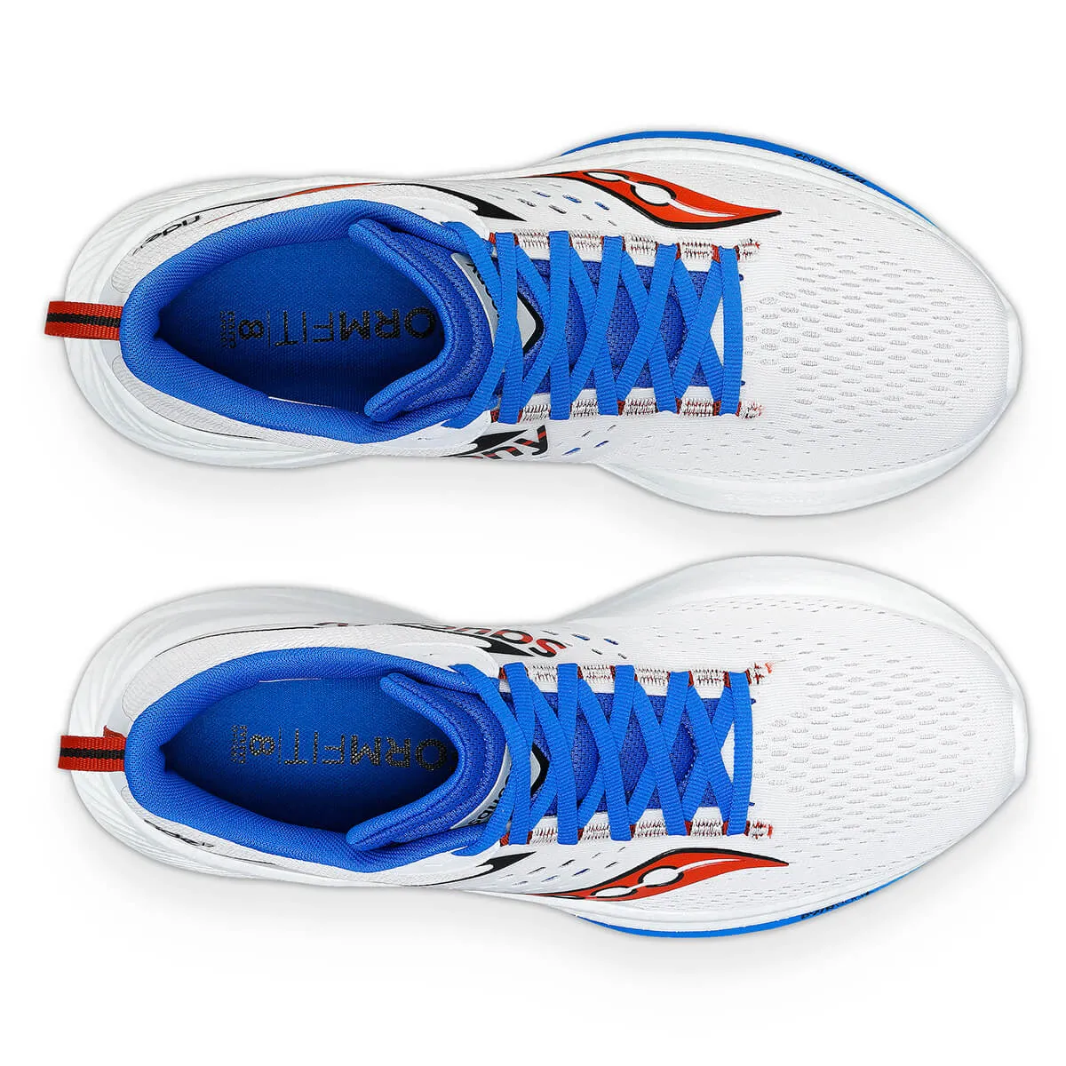 Saucony Ride 17 Mens | White/cobalt