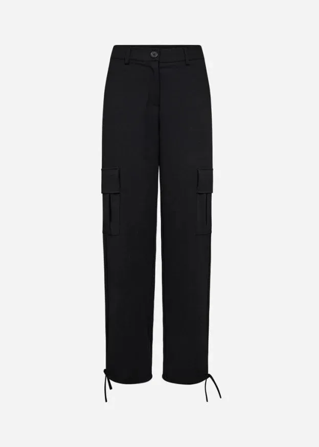 Siham 70 Black Cargo Trousers