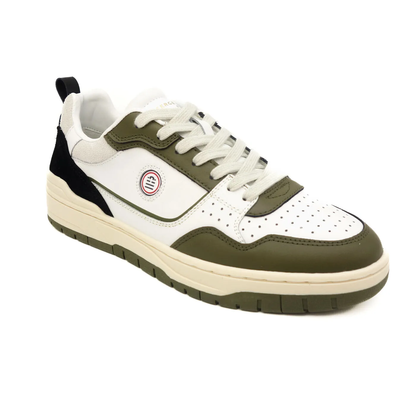 Sneaker La Vernaz en cuir army