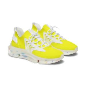 Snooty Fox Art Women's Mesh Sneakers - Neon Yellow