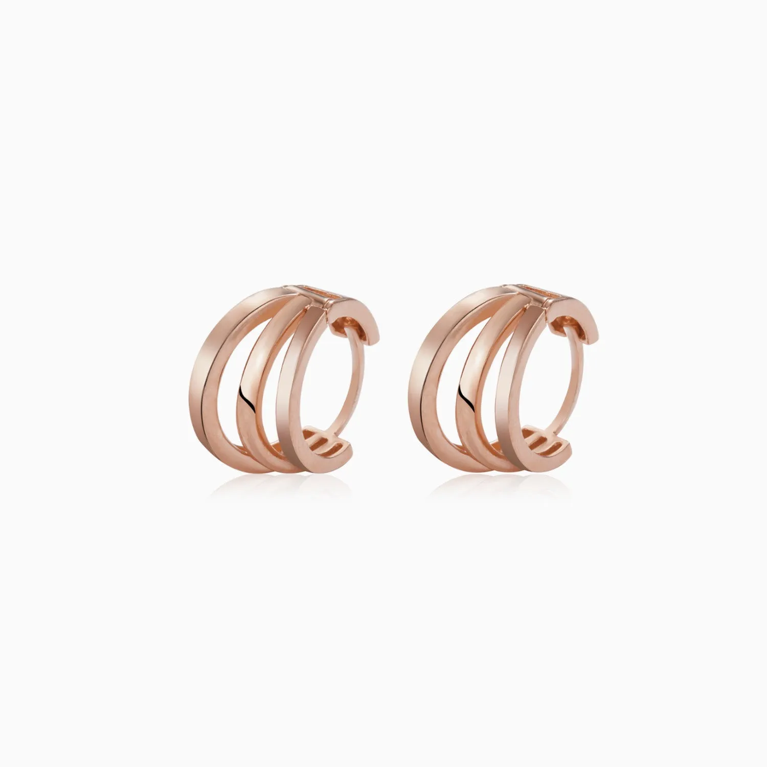 Triple Hoop Earrings