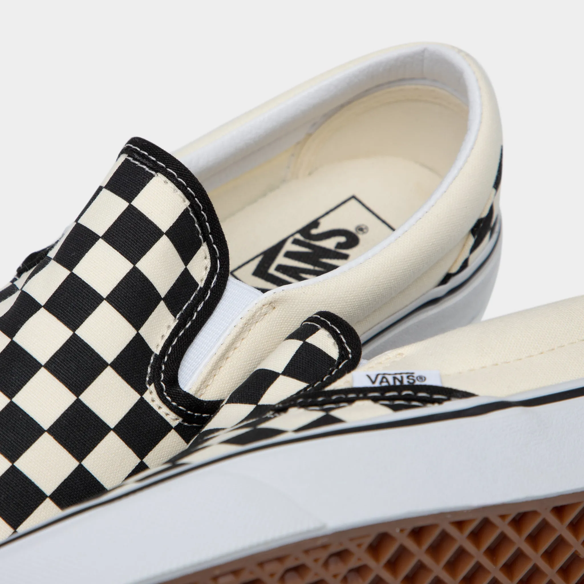 Vans Classic Slip-On Checkerboard Black / White