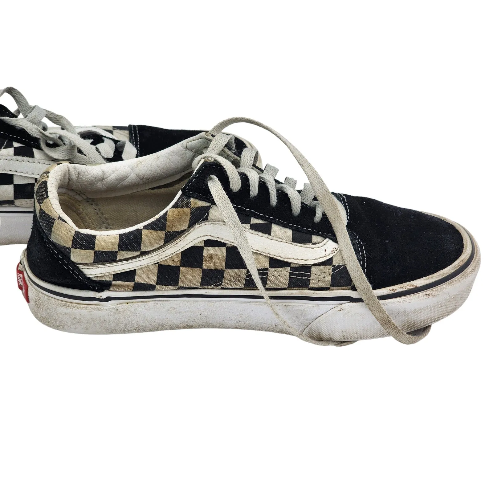 VANS Off the Wall Shoes Checkerboard Womens 7.5 Mens 6 Skater Low Top Sneakers