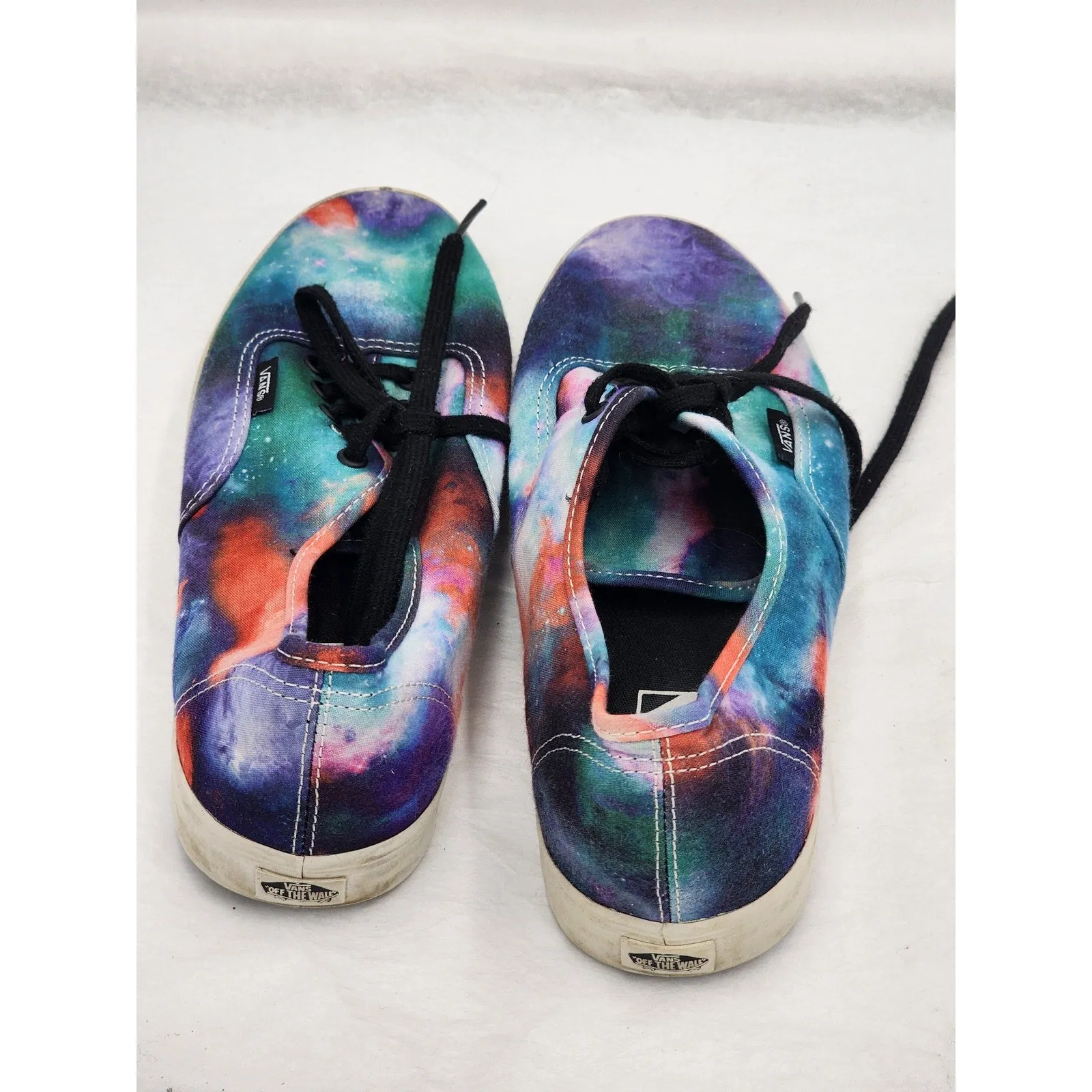 Vans Shoes Mens 7.5 Womens 9 Off Wall Galaxy Tie Dye Sneakers Low Top Skateboard