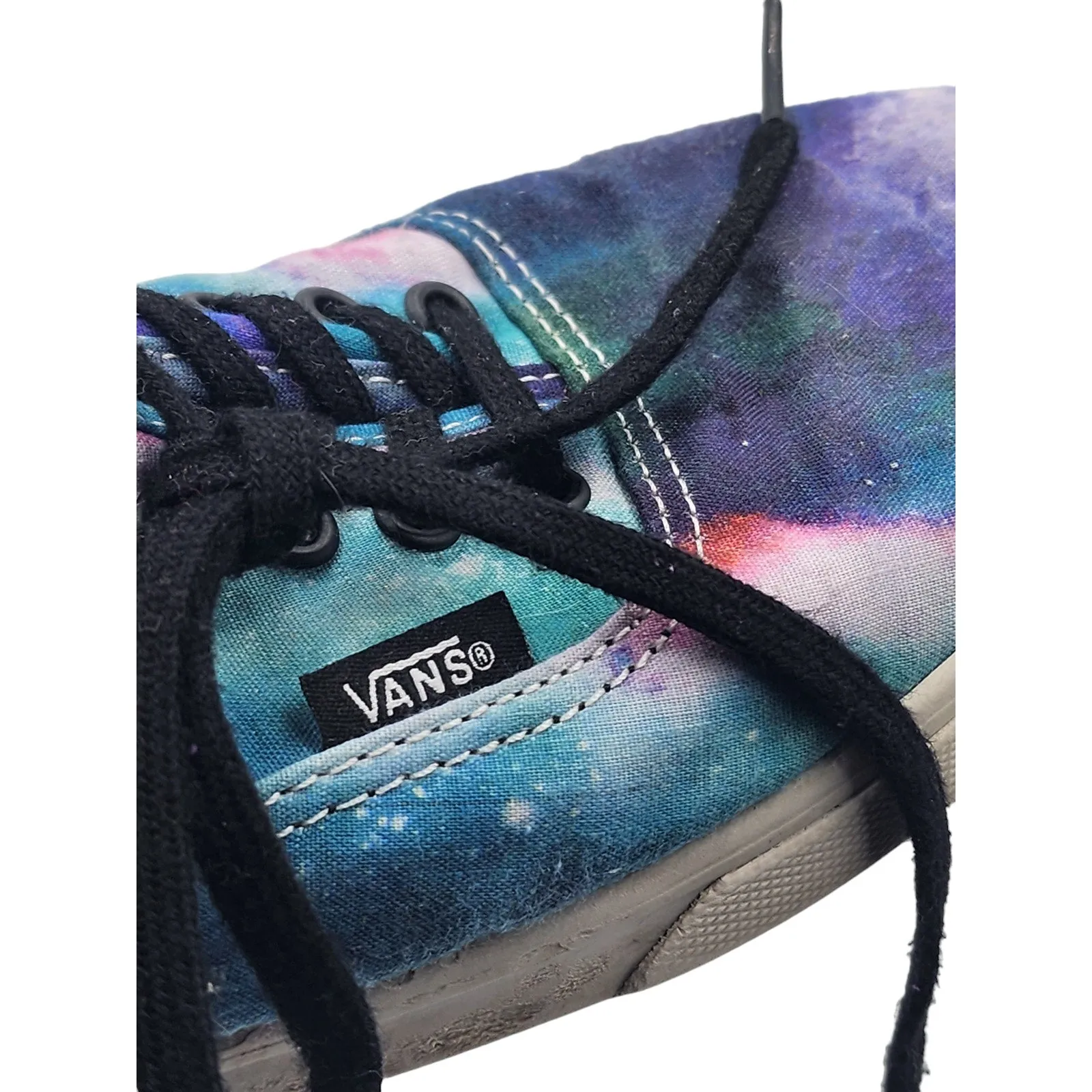 Vans Shoes Mens 7.5 Womens 9 Off Wall Galaxy Tie Dye Sneakers Low Top Skateboard