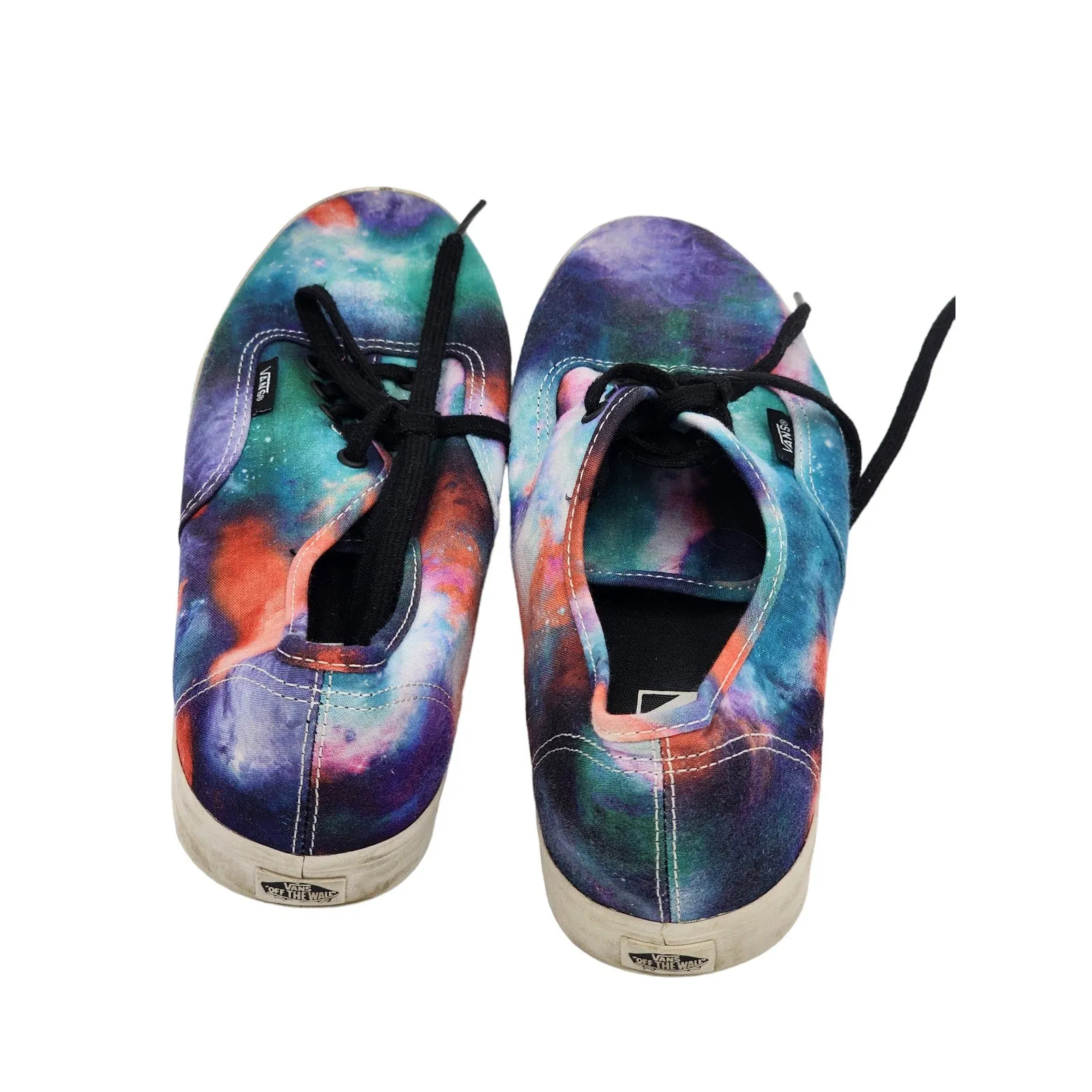 Vans Shoes Mens 7.5 Womens 9 Off Wall Galaxy Tie Dye Sneakers Low Top Skateboard