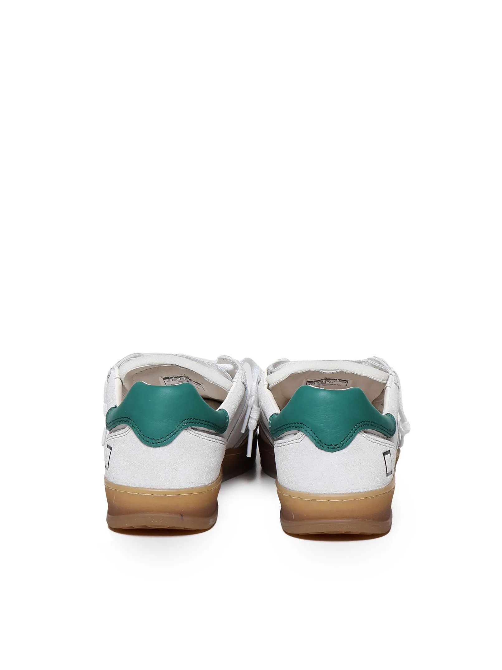 White and Green Sporty Sneakers