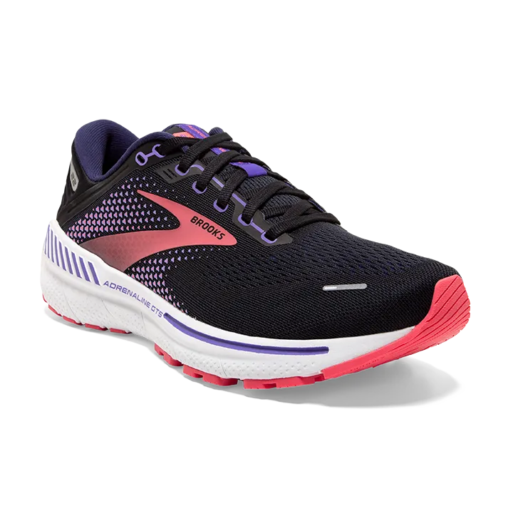 Women's Adrenaline GTS 22 - Black / Purple / Coral