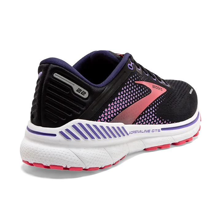 Women's Adrenaline GTS 22 - Black / Purple / Coral