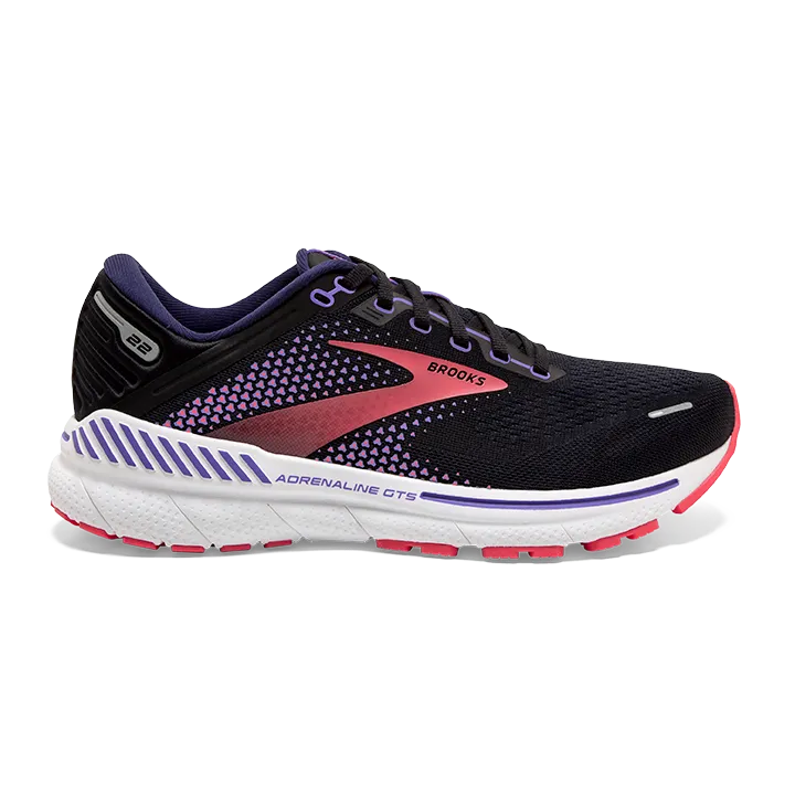 Women's Adrenaline GTS 22 - Black / Purple / Coral