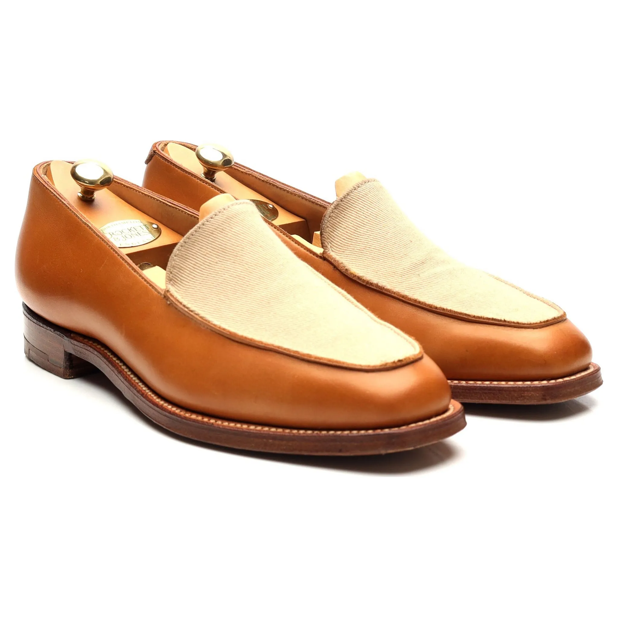 Women's 'Fulmer' Tan Brown Leather Loafers UK 4.5 C