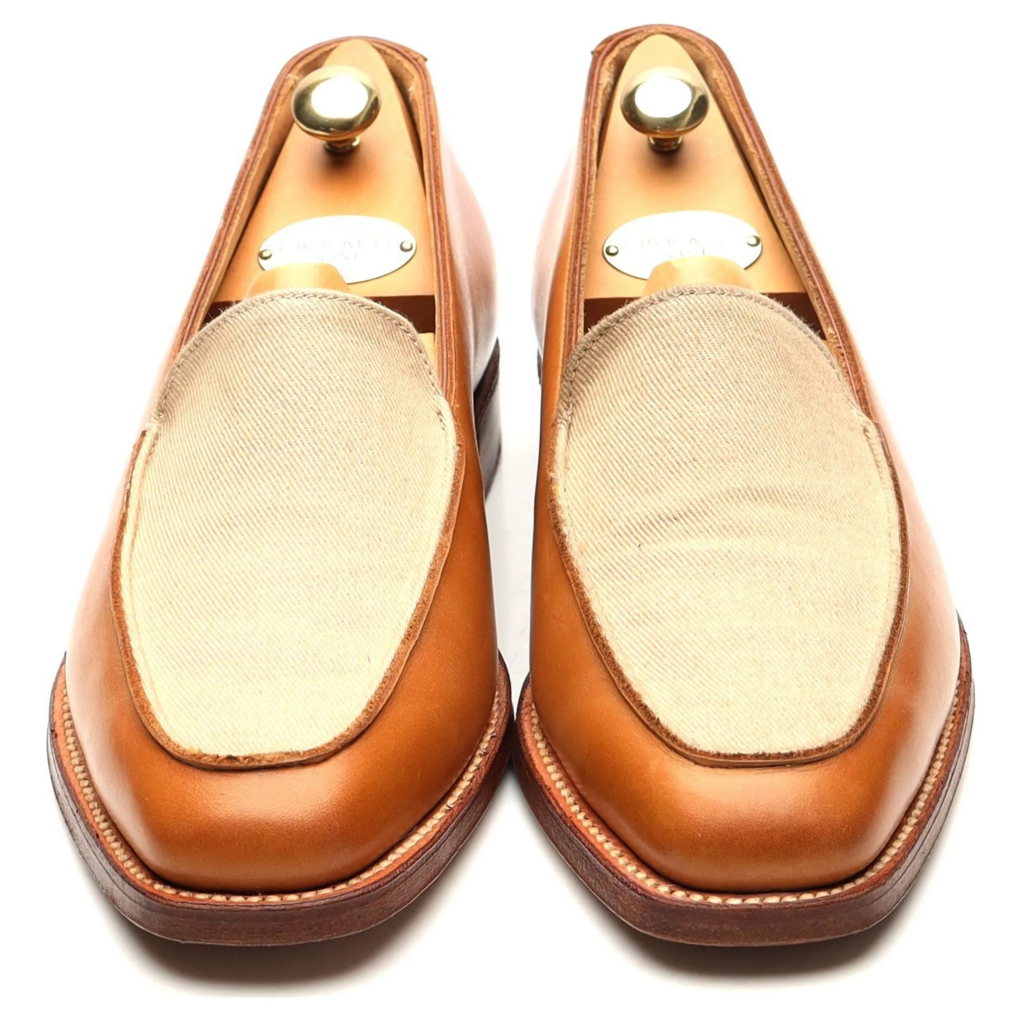 Women's 'Fulmer' Tan Brown Leather Loafers UK 4.5 C