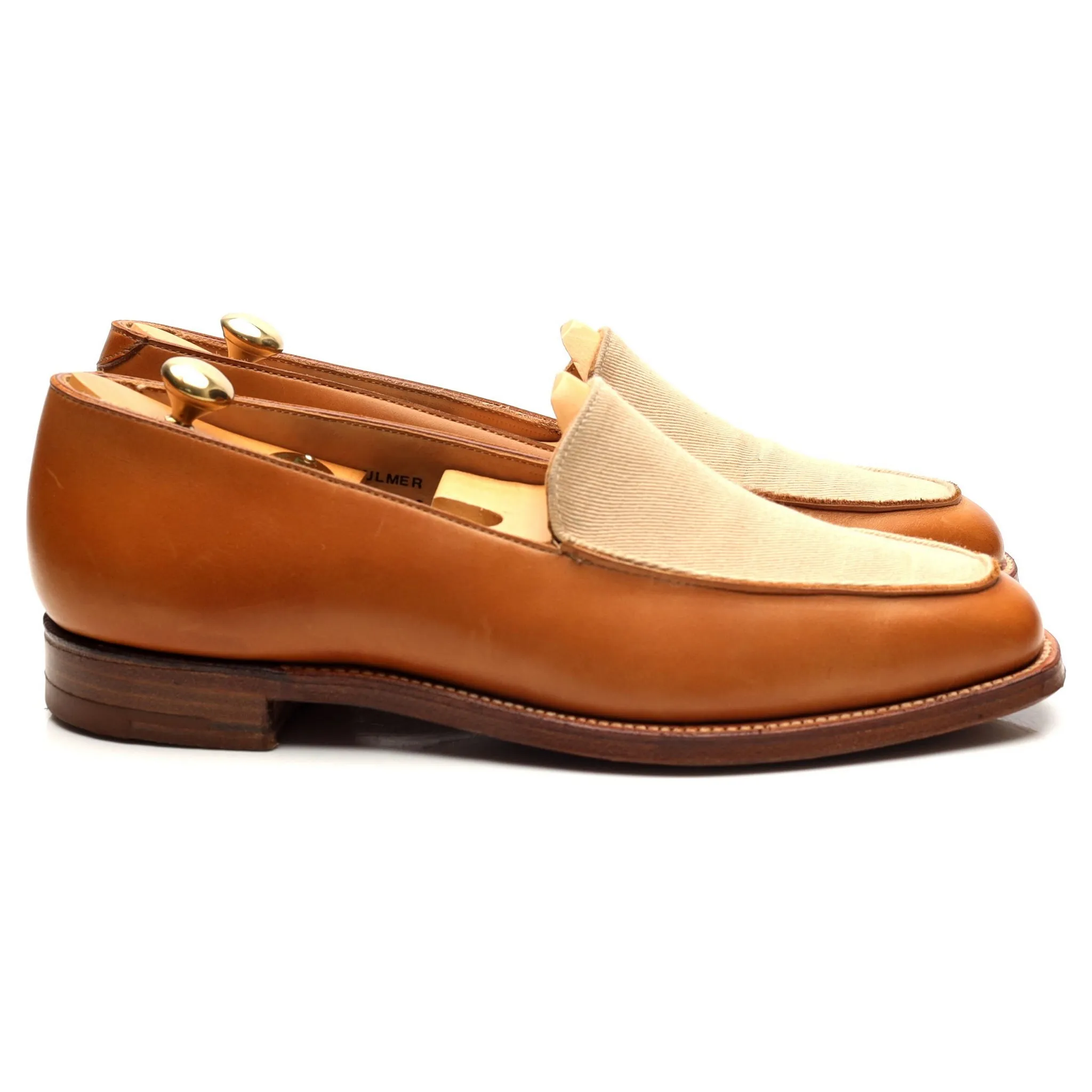 Women's 'Fulmer' Tan Brown Leather Loafers UK 4.5 C