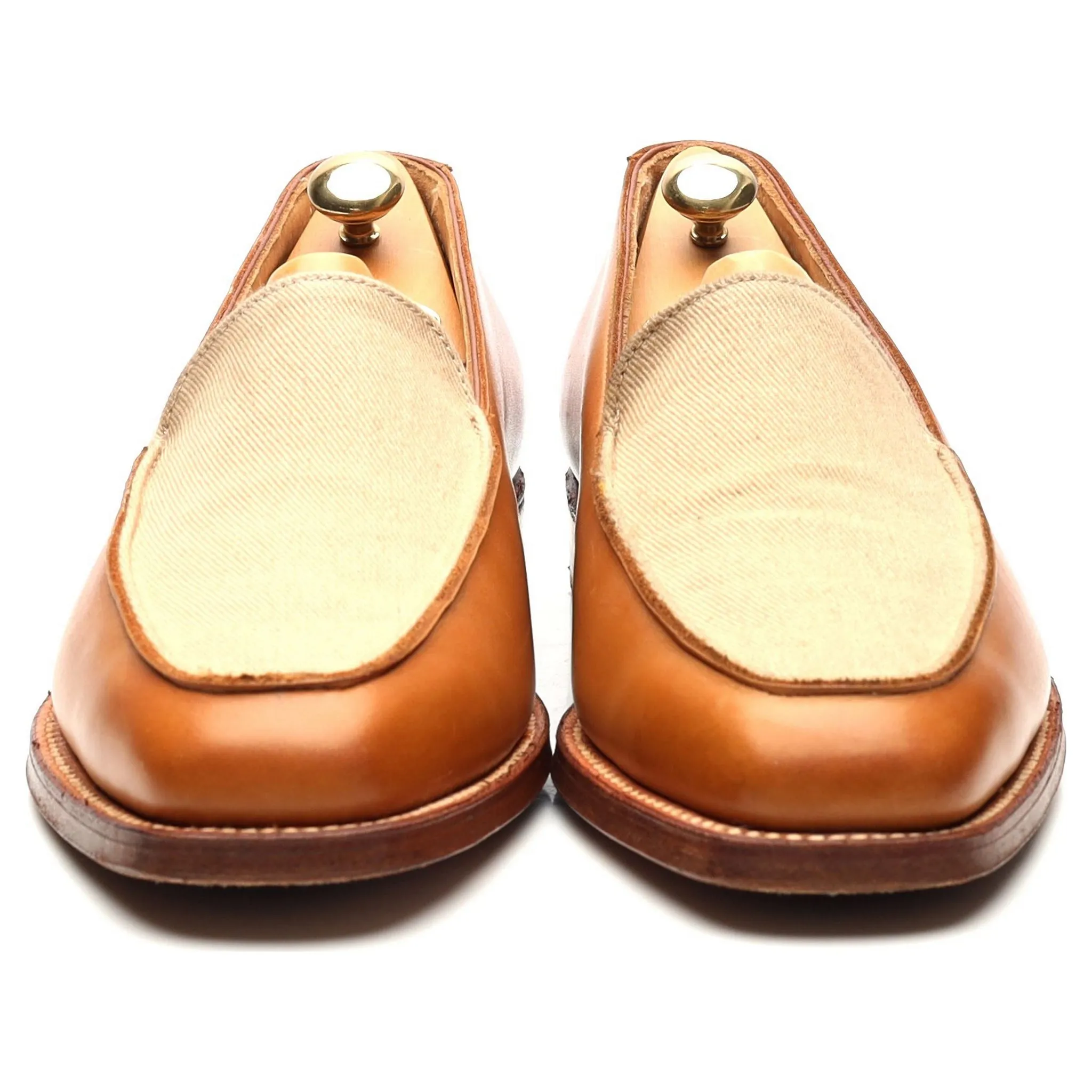 Women's 'Fulmer' Tan Brown Leather Loafers UK 4.5 C