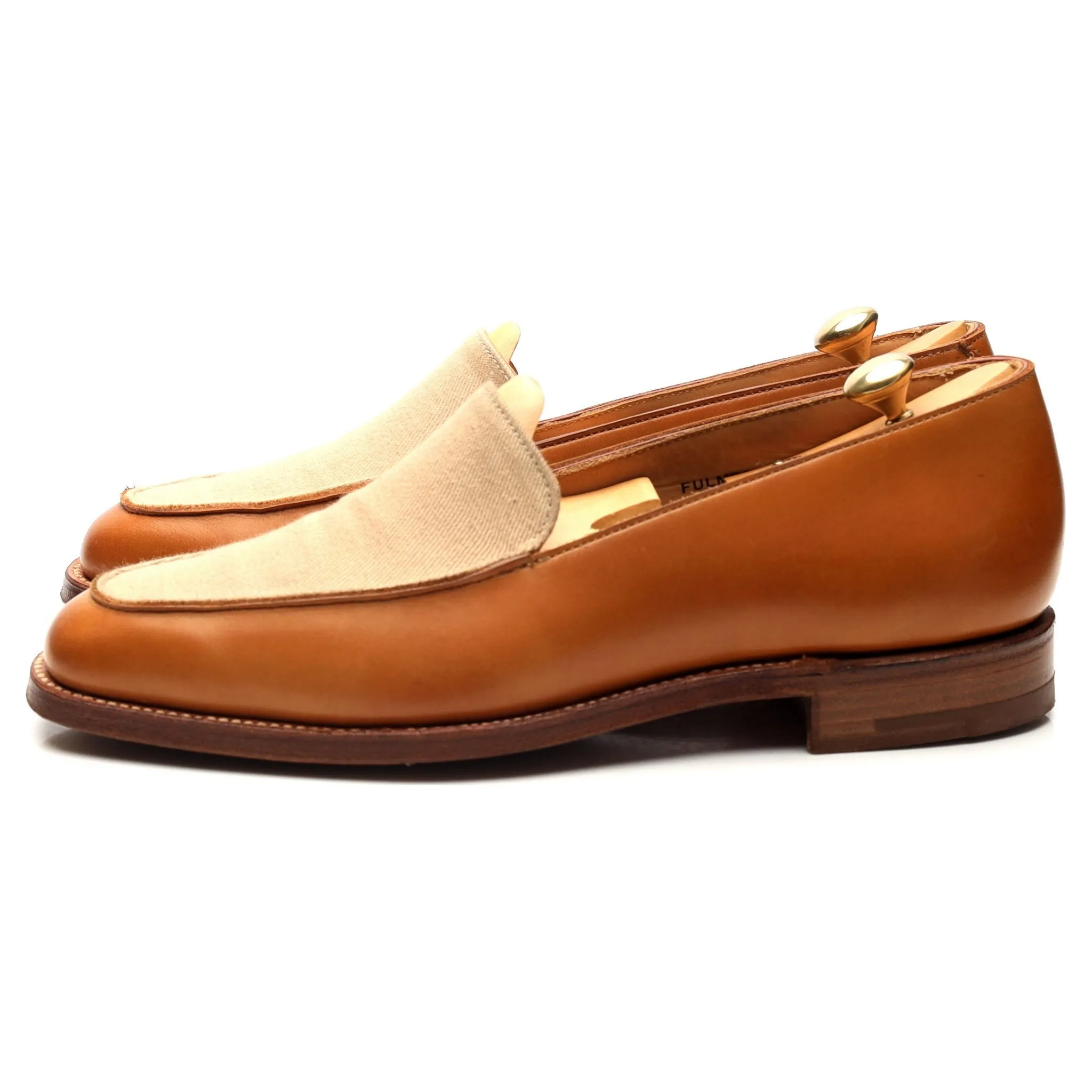 Women's 'Fulmer' Tan Brown Leather Loafers UK 4.5 C