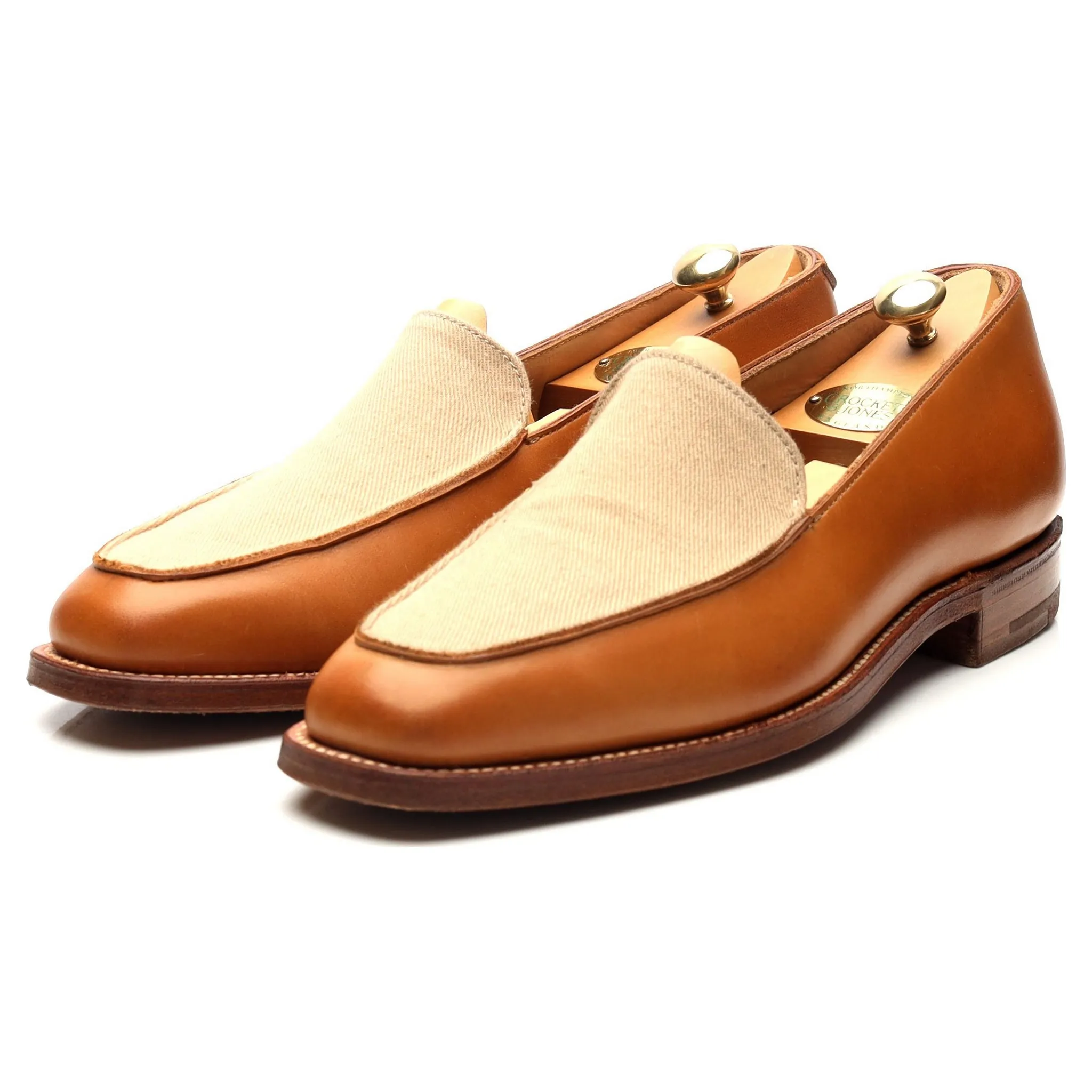 Women's 'Fulmer' Tan Brown Leather Loafers UK 4.5 C