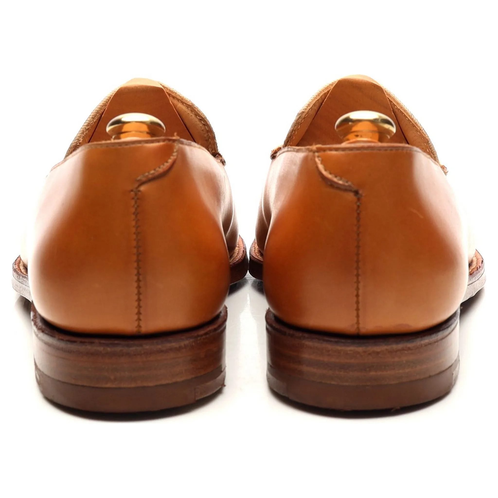 Women's 'Fulmer' Tan Brown Leather Loafers UK 4.5 C