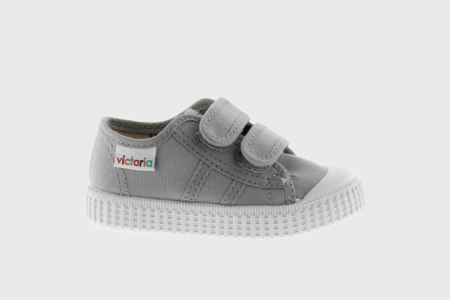 Zinc canvas double velcro sneaker